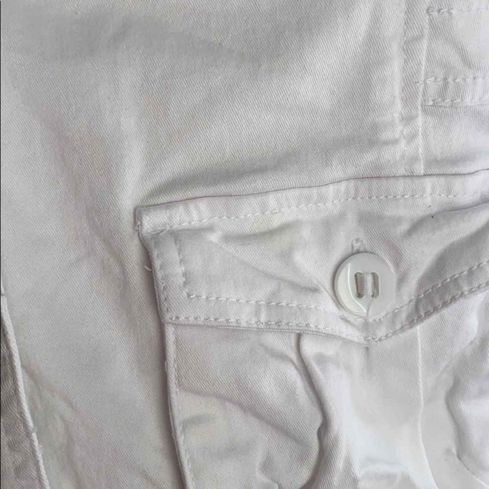 Kikit Jeans White Cropped Jacket - Picture 5 of 8